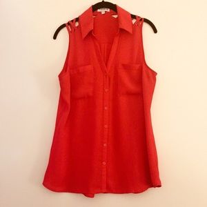 Express Portofino Sleeveless Blouse